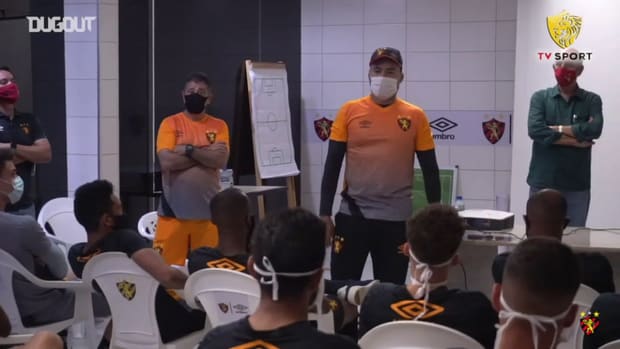 Jair Ventura's first training session with Sport Recife